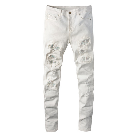 Weiß Jeans