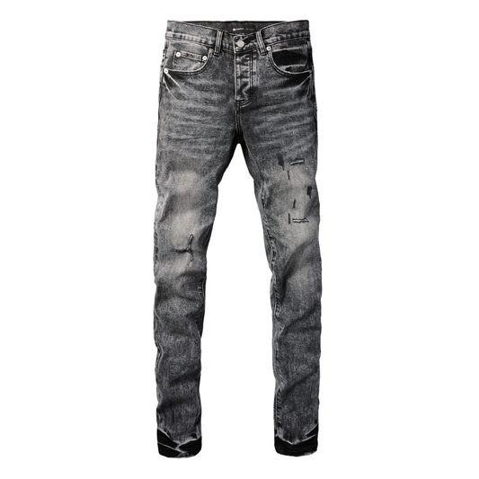 Lila Grau Ripped Jeans – Variante 2