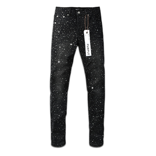 Lila Diamonds Schwarz Jeans