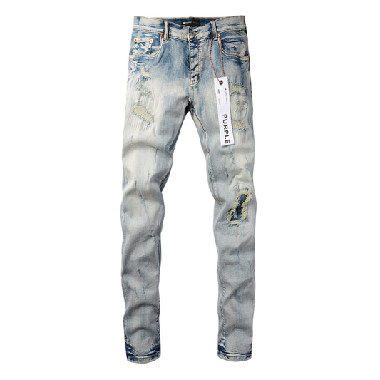 Lila Gradient Blau Jeans – Variante 3