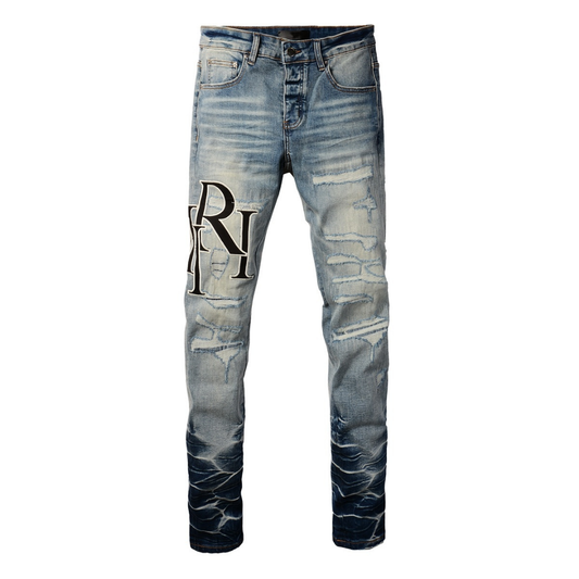 Staggered Blau Jeans – Variante 2