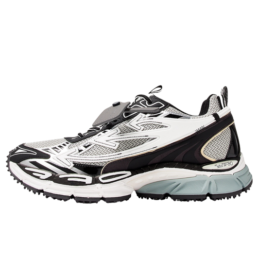 Off Be Right Back Sneaker Schwarz Weiß Blau