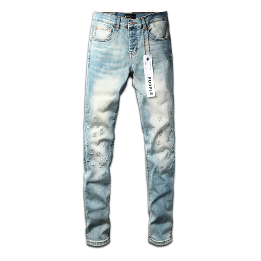 Lila Gradient Blau Jeans – Variante 3