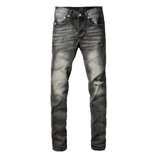 Lila Grau Jeans