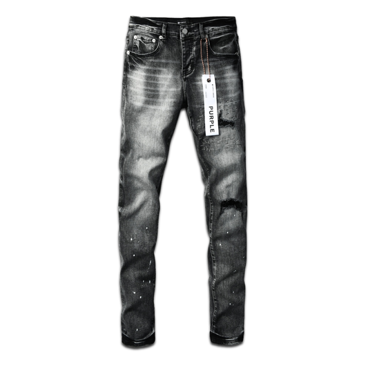 Lila Gradient Schwarz Jeans – Variante 4