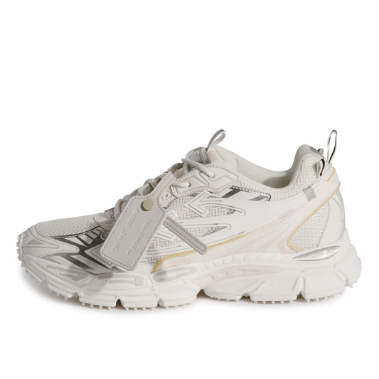 Off Be Right Back Sneaker Beige Silber