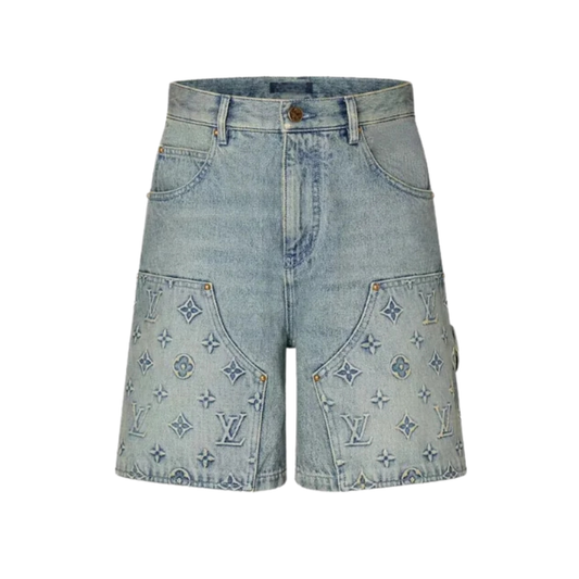 Monogramm Denim Shorts – Variante 2