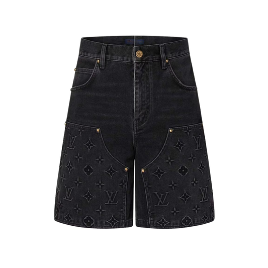 Monogramm Denim Shorts – Variante 2