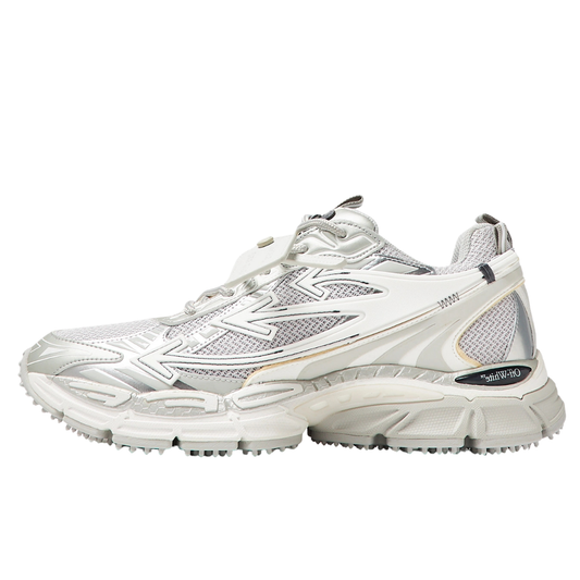 Off Be Right Back Sneaker Silber Weiß