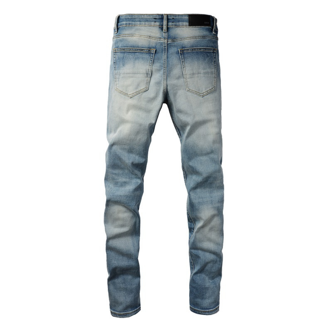 Rot Diamond Patch Jeans
