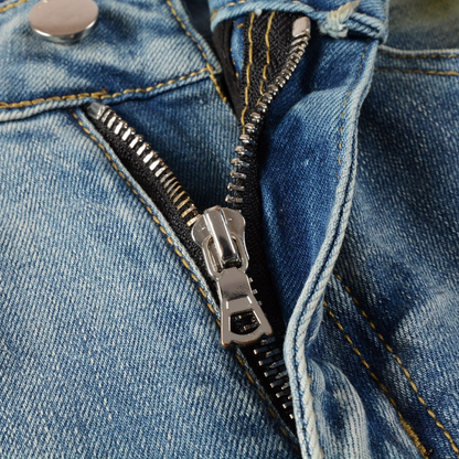 Rot Diamond Patch Jeans