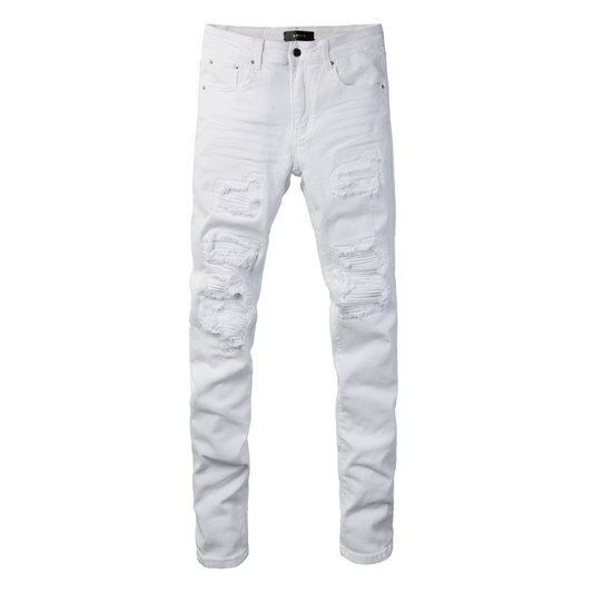Weiß Ripped Jeans – Variante 3