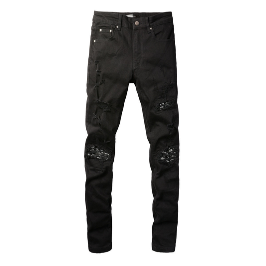 Bandana Schwarz Ripped Jeans – Variante 2