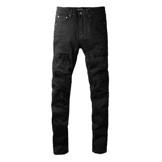 Ripped Schwarz Jeans