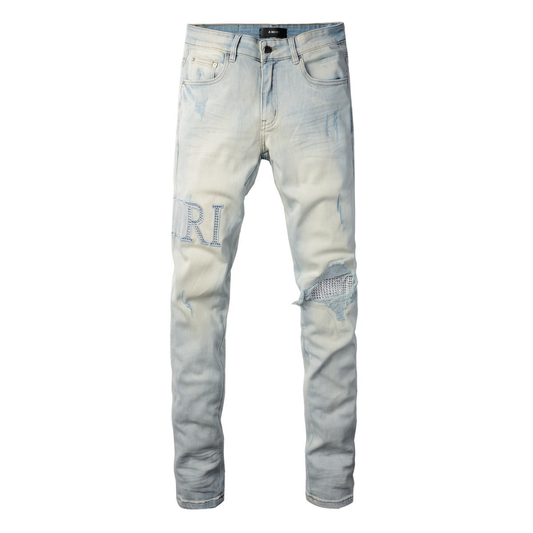 Diamonds Light Blau Jeans