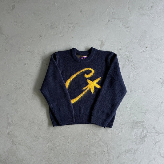 Mohair Dark Blau