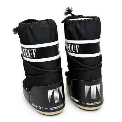 "MB" Lace-Up Winter Boots