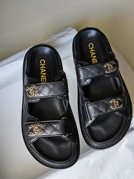 Schwarz Strap Sandalen